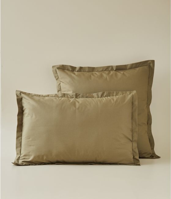 Taie d'oreiller vert avocat