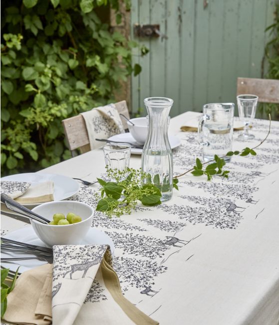 Printed tablecloth Trésor des forêts