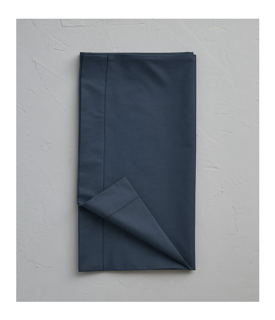 Taie de traversin percale pierre bleue