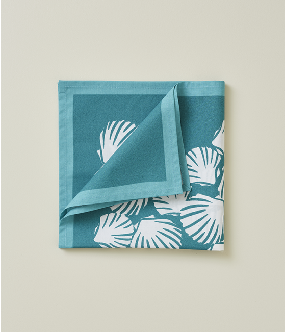 Serviette de table Baléares turquoise