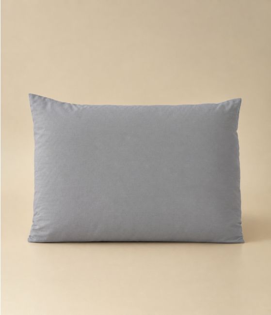 Pebble Grey Percale Pillowcase for Memory Foam Pillow