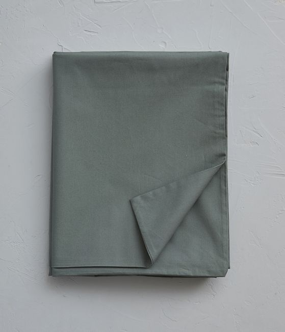 Housse de couette percale vert alligator