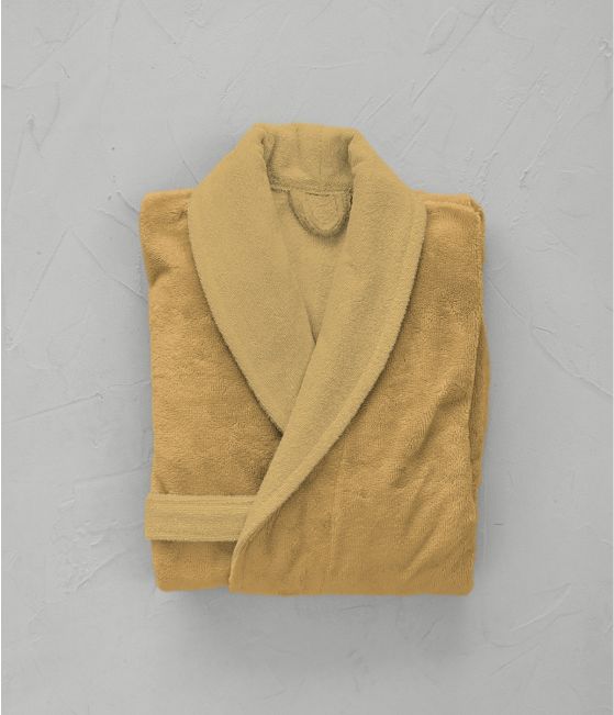 Robe de chambre bi-matière enfant Caramel