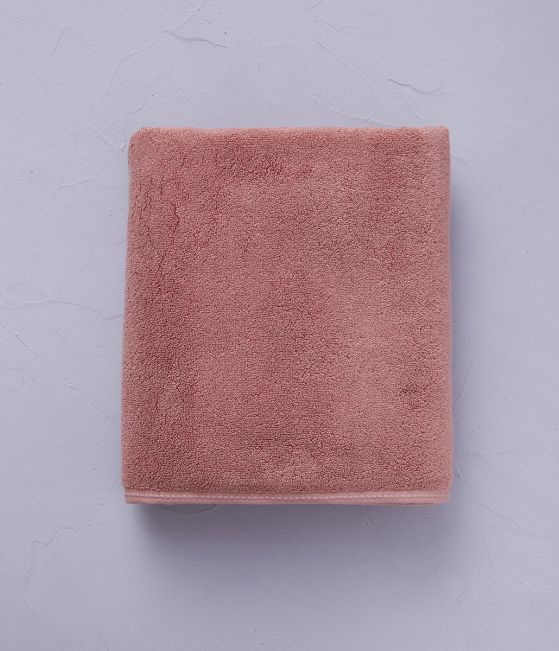 Drap de bain Soft Rose velouté 100x150 cm