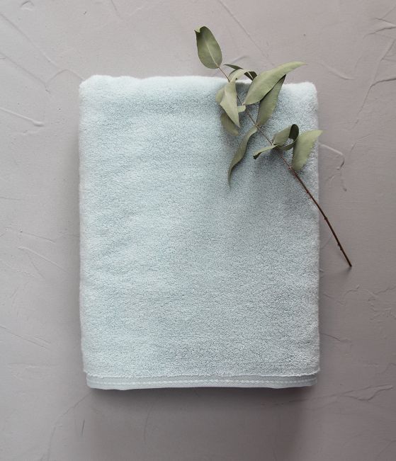 Drap de douche Soft eau bleue 70x140 cm