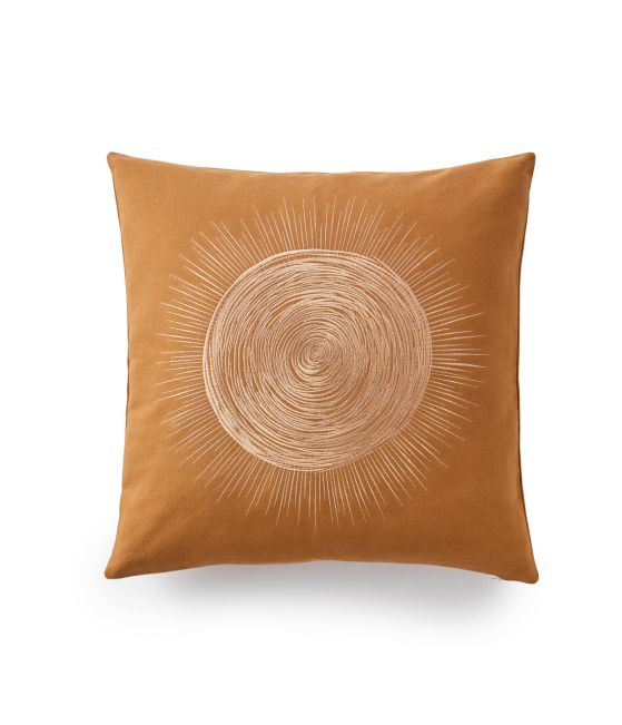 Housse de coussin Solaire bronze