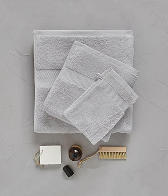 Drap de douche gris oxygène 70x140 cm