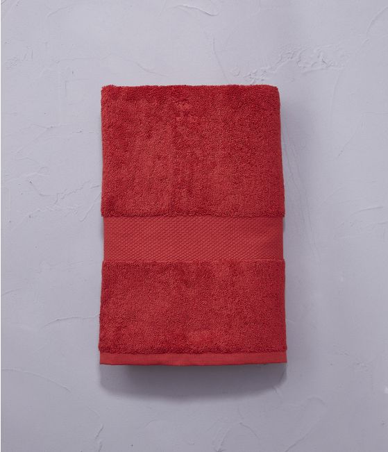 Drap de douche Rouge amour 70x140 cm