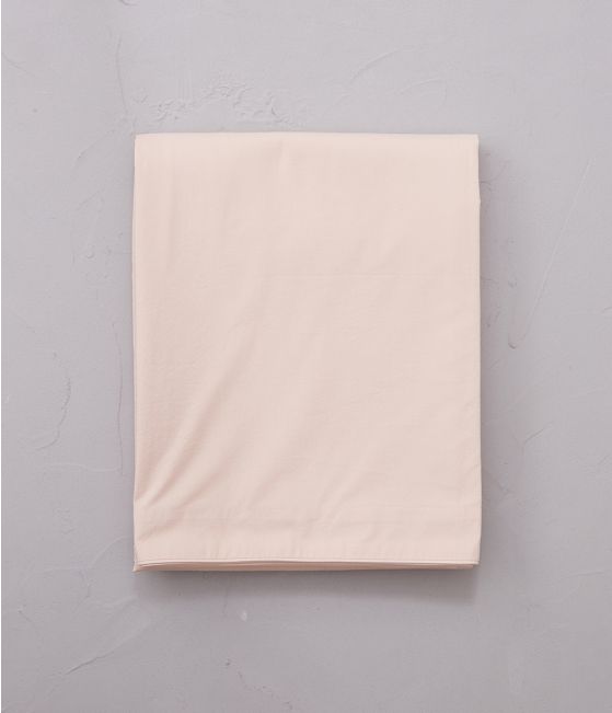 Drap housse percale lavée blanc saline