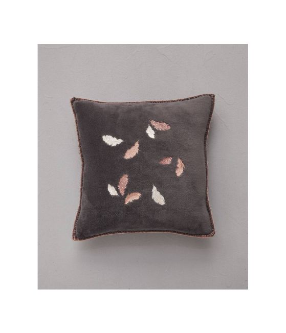 Housse de coussin polaire Les délicates 45x45 cm