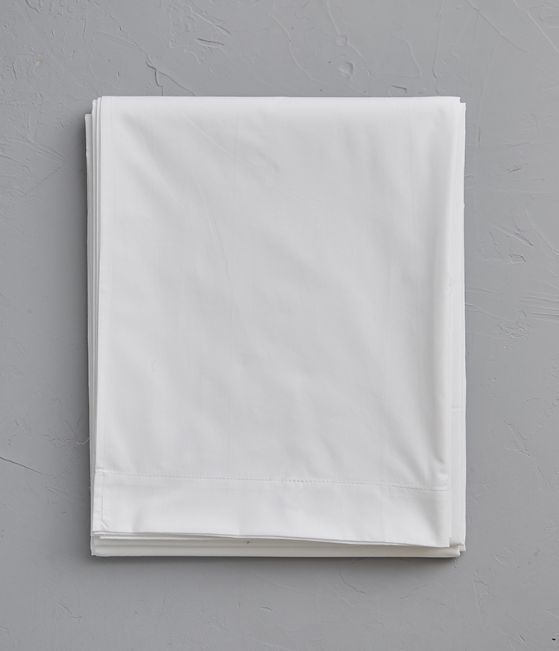 Drap percale blanche 180X290 cm