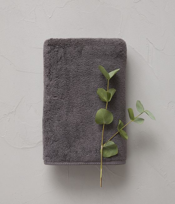 Drap de douche Soft granit 70x140 cm