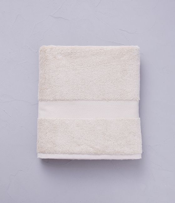 Drap de douche Beige graine 70x140 cm