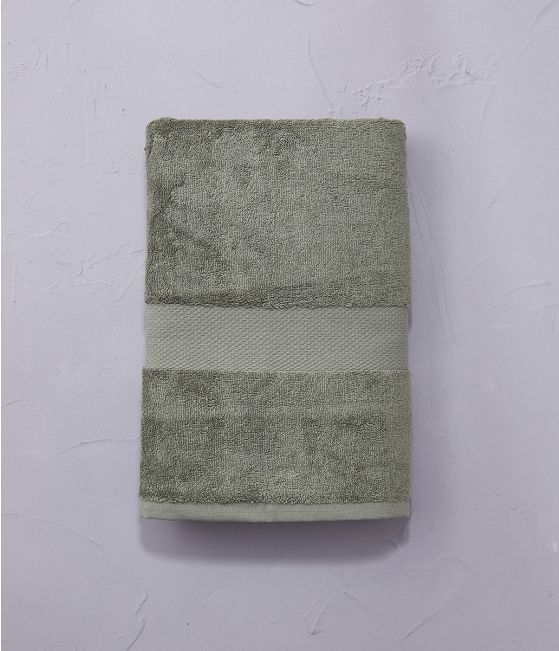 Drap de douche Vert vétiver 70x140 cm