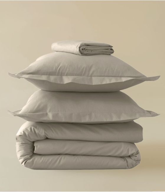 Parure de lit Coton Chamois