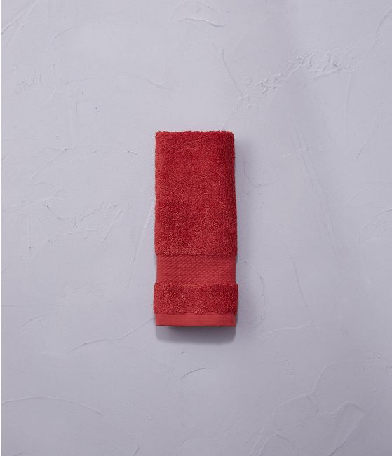 Serviette invité Rouge amour 30x50 cm