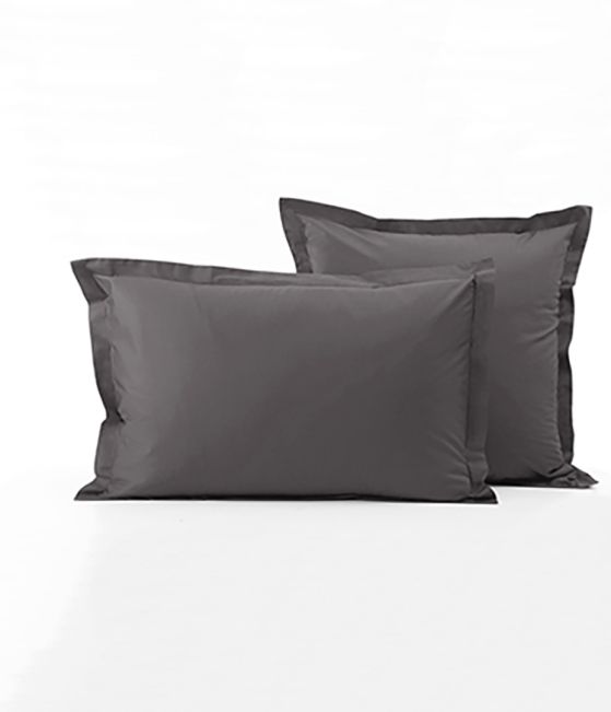 Percale gris basalt