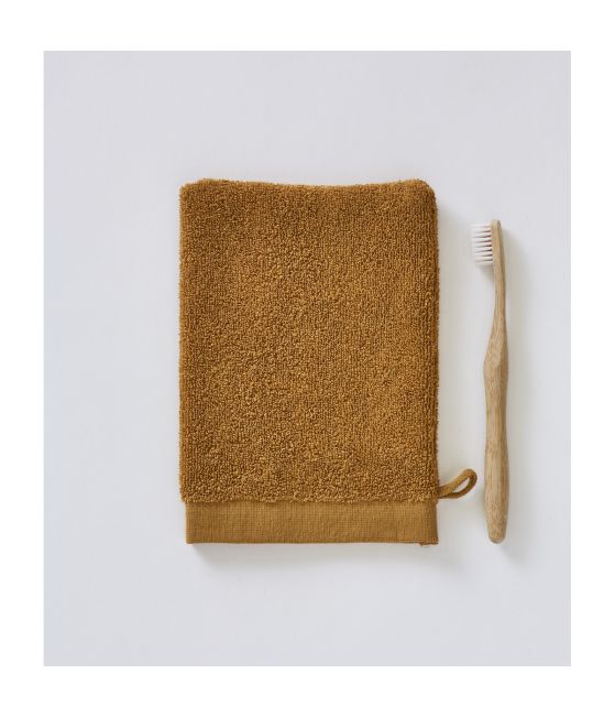 Gant de toilette Ivar caramel