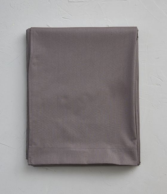 Drap coton gris manhattan 180x290 cm