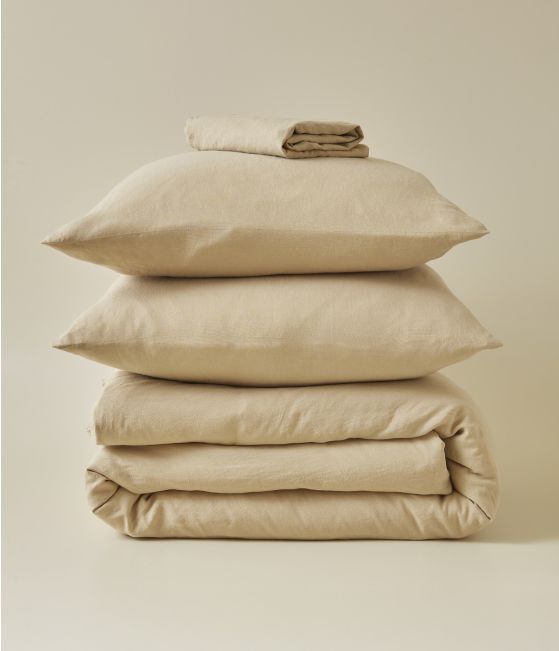 Parure de lit Lin lyocell Naturel