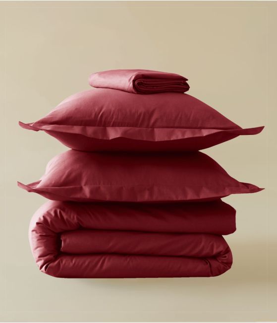Parure en percale Griotte