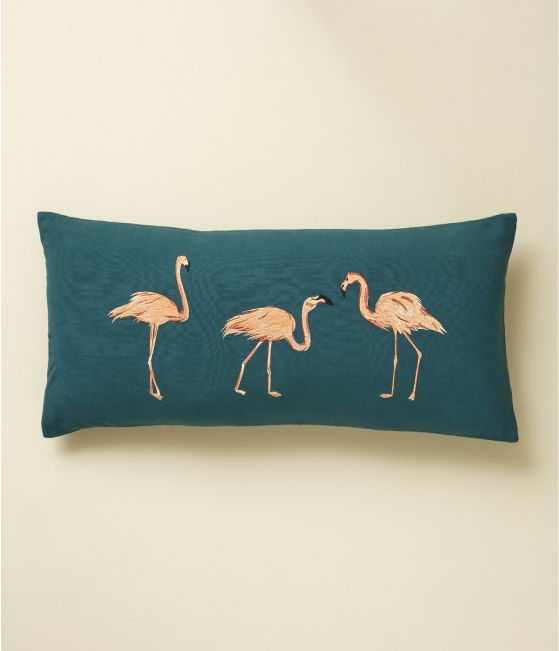 Housse coussin 30x60 / Les voyageurs