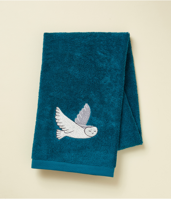 Serviette brodée enfant 50x100 Zoé