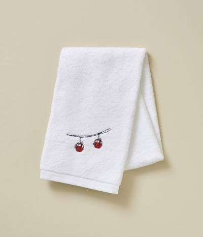Terry towel Rdv au sommet blanc