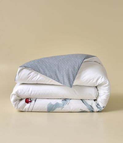 Housse de couette imprimée RDV au sommet
