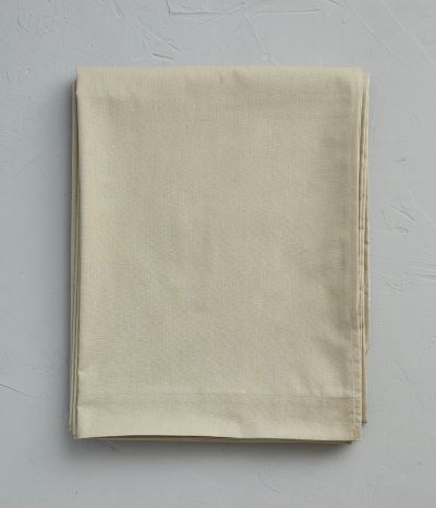 Drap coton beige chamois 180x290 cm
