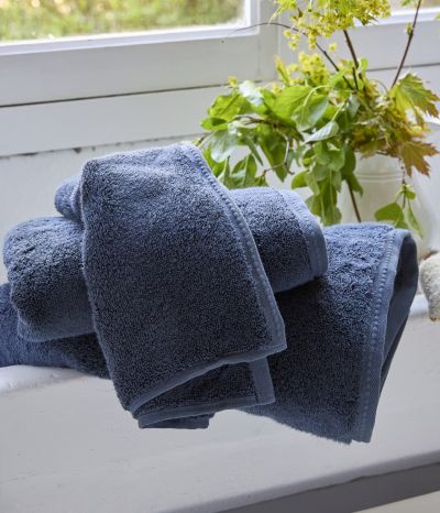 Set of bath linen Bleu nuit