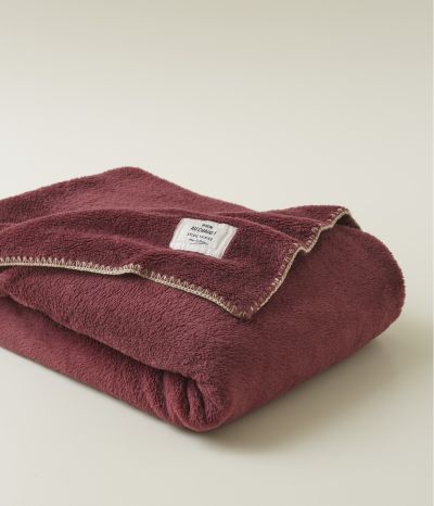 Bien au chaud polar blanket Aubergine
