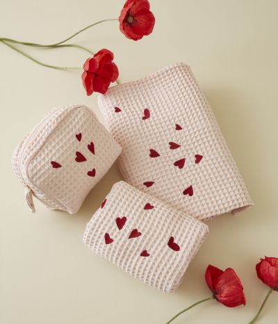 Coffret Joli coeurs rose