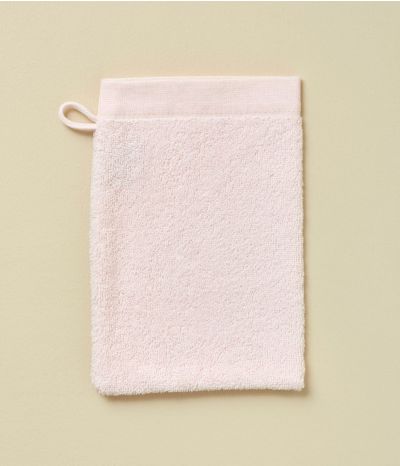 Gant de toilette Les voyageurs rose