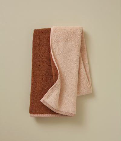 Serviette Twist 50x100 Caramel/Rose