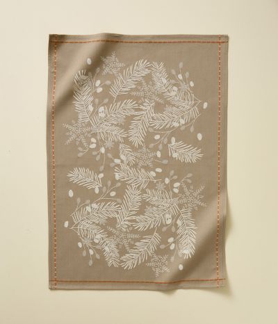 Jacquard Tea towel Bonne étoile naturel