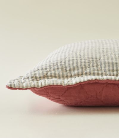 Cushion cover 45x45 Double jeu paprika