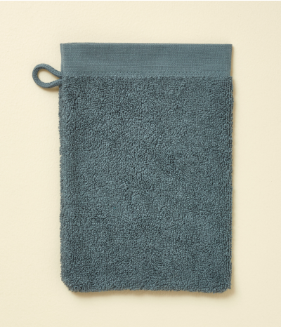 Gant de toilette L'envol bleu fumé