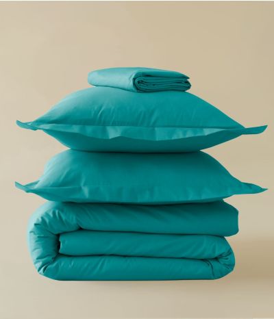 Parure de lit Percale Emeraude