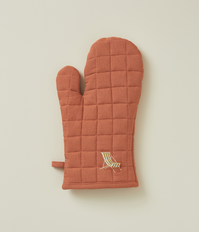 Gant de cuisine Plein soleil corail