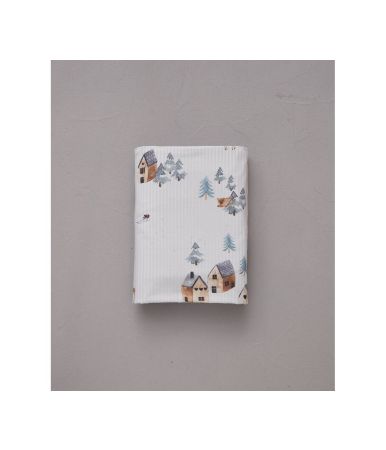 Housse de couette imprimée Rêve blanc