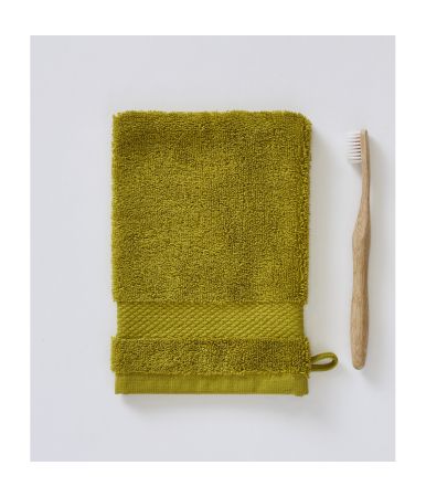 Gant de toilette Vert olive