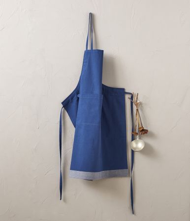 Tablier A l'improviste bleu