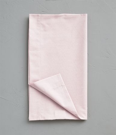 Taie de traversin coton rosa 43x140 cm