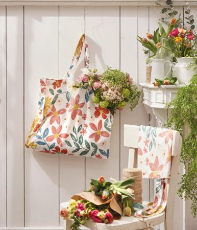 Sac shopping Marché aux fleurs