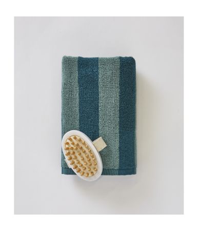Serviette fantaisie Lignes vert