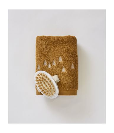 Serviette fantaisie Ivar caramel