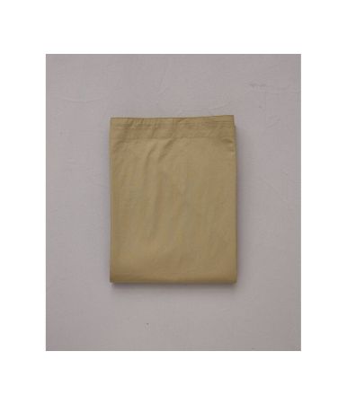 Drap percale lavée Vert herbe 180x290 cm