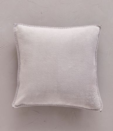 Housse de coussin gris perle / carbone 40x40 cm