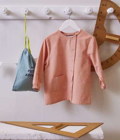 Tablier Petites affaires rose